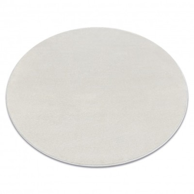 Covor SOFTY cerc culoare, solidă crem, cerc 200 cm foto