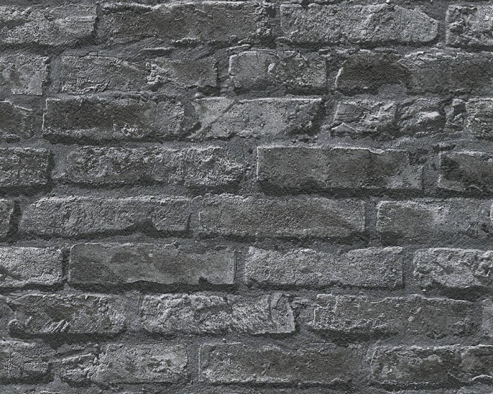 Tapet hartie, model caramida, AS Creation Black &amp; White 954701, 10 x 0.53 m