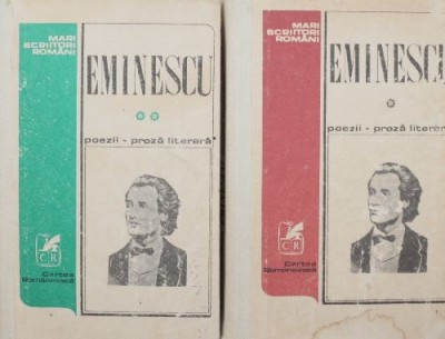 Poezii. Proza literara (2 volume) - Mihai Eminescu foto