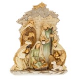 Scena Nasterii Domnului din rasina Antique Beige