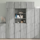 Gossi dulap de depozitare, sonoma gri, 70x42,5x225, lemn prelucrat