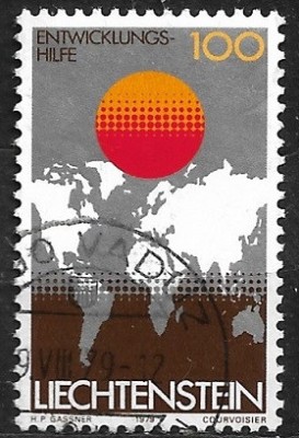B1045 - Lichtenstein 1979 - stampilat,serie complete foto