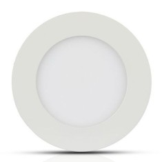 Panou led rotund incorporabil 18w 3000k alb cald foto