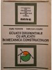 Ioan Filimon - Ecuatii diferentiale cu aplicatii in mecanica constructiilor (Editia: 1983)