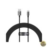 Cablu Date si Incarcare USB-A - USB-C Baseus Superior Series 100W 2m Negru P10320102114-02