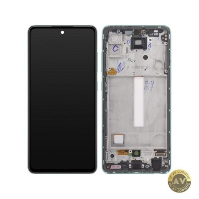 Display cu Touchscreen Samsung Galaxy A52s 5G A528 cu Rama Verde Service Pack GH82-26861E foto