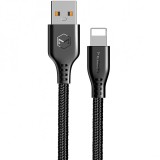 Cablu Date si Incarcare USB la Lightning McDodo Warrior CA-5150, 2.4A, 1.2 m, Negru