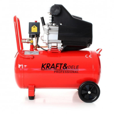 Compresor de aer industrial 50litri, 2.8kW, 220V KraftDele KD401 TBC foto