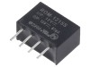 Convertor DC/DC Recom 1W, 15V, 67mA, ROM-1215S, Tensiune Intrare 10.8-13.2V, SIP4