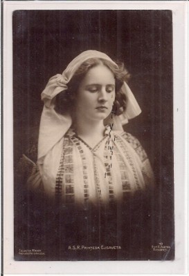 Carte postala circulata in anul 1916 - A.S.R. Printesa Elisabeta foto