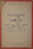 FILOSOFIE SI POESIE, Tudor Vianu