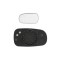 Geam oglinda Saab 9.3 (Ys3f), 09.2002-2012, Saab 9.5 (Ys3e), 09.2005-02.2010, Saab 9.5 (Ys3e), 09.2003-12.2005, partea Stanga, culoare sticla crom, s