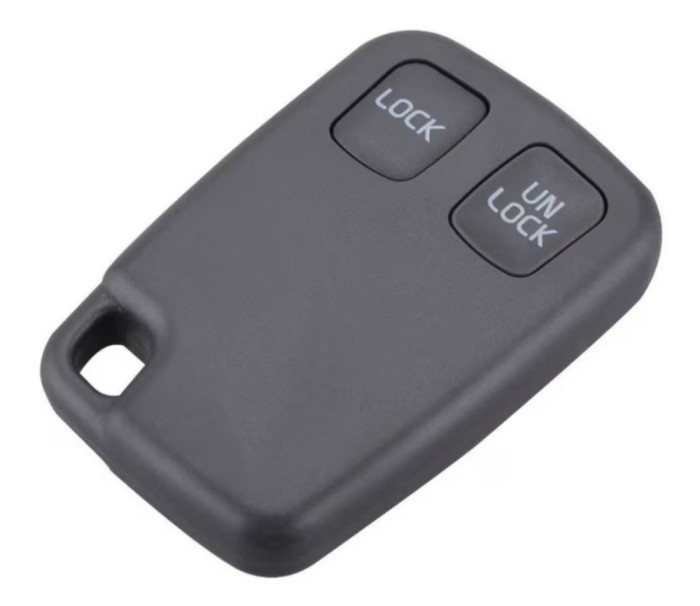 Carcasa cheie auto Techstar cu 2 butoane pentru Volvo S40, V40, S70, C70, V70, XC70, XC90, S60, S80, S90, V70, V90 model compatibil 1996&ndash;2004