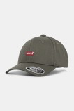 Levi&#039;s sapca culoarea verde, neted