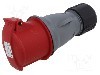 Conector alimentare AC, IEC 60309, IP44, 32A, 415V AC, 4 pini, AMPHENOL - 2CMA102040R1000