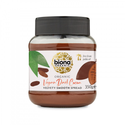 Crema de ciocolata dark bio 350g Biona foto