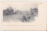 Bnk cp Paris - Expozitia Universala 1900 Vedere spre podul Alexandru III - necirculata, Franta, Printata