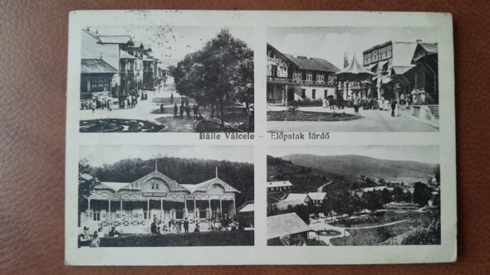 Carte postala, Baile Valcele, 1936
