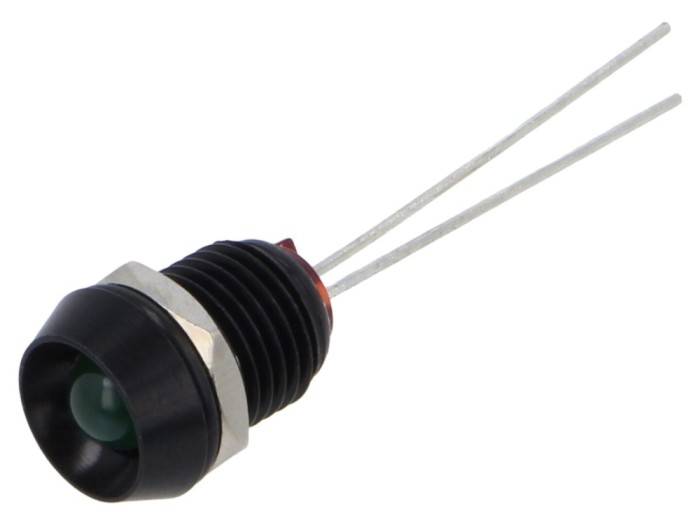 Lampă de control LED verde 2VDC