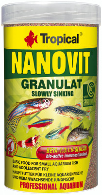 MIKRO-VIT NANOVIT granulat Tropical Fish, 100ml, 70g AnimaPet MegaFood foto