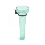 Pluviometru, Capacitate 350ml, Recipient Transparent, Culoare Verde