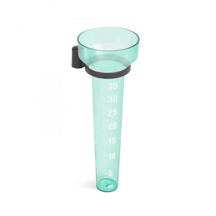 Pluviometru, Capacitate 350ml, Recipient Transparent, Culoare Verde