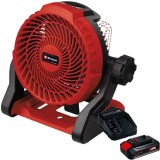 Einhell GE-CF 18/2200 Li PXC + Starter Kit - Ventilator 3 trepte + Set 1 acumulator si incarcator Li-Ion 18 V 2.5 Ah