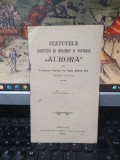 Statutele Societăței de &icirc;mprumut și păstrare Aurora din comuna Valea cu Apă, astăzi &icirc;n comuna Fărcășești, plasa Jiu, județul Gorj, T&acirc;rgu Jiu 1902, 013