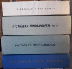 Dictionar Hindi-Roman-4 volume foto