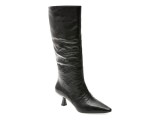 Cizme elegante EPICA negre, H301, din piele naturala