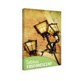 Tablou fosforescent Felinar - 30 cm x 20 cm