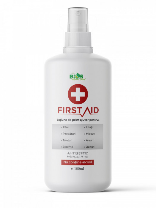 First Aid, lotiune de prim ajutor, 100ml, Bios Mineral Plant