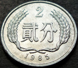 Cumpara ieftin Moneda 2 FEN - CHINA, anul 1985 * cod 705 A, Asia
