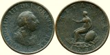 1799, &frac12; penny - George al III-lea - Regatul Unit al Marii Britanii, Europa