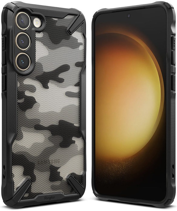 Husa Ringke fusion Samsung Galaxy S23 camo negru