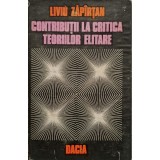 Liviu Zapirtan - Contributii la critica teoriilor elitare (Editia: 1979)
