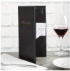 Nota de plata din plastic, culoare neagra, 25.5x14 cm, Thank You