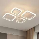 Lustra Led Cu Telecomanda Alba, 72W, 640X495X125 Mm, 3000&ndash;6500K