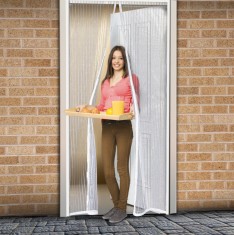 Plasa anti-tantari u?a - 100x210 cm - Alb - Montaj u?or, protec?ie perfecta foto