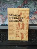 Balada populară germană, editura Minerva, București 1979, 073