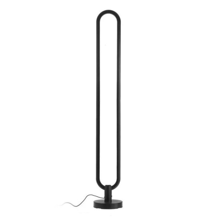 Lampa de podea, LED RGBW, telecomanda inclusa, 13 x 104.5 cm, negru