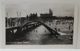 CONSTANTA , MAMAIA , TOBOGANUL , FOTOGRAFIE FORMAT CARTE POSTALA , ANII ' 30