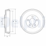 DELPHI BF575 Tambur frana