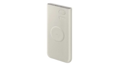 Samsung Powerbank EB-U2510XUEGEU &amp;icirc;ncărcare fără fir 10000 mAh 2x USB-C 25W SFC - bej foto