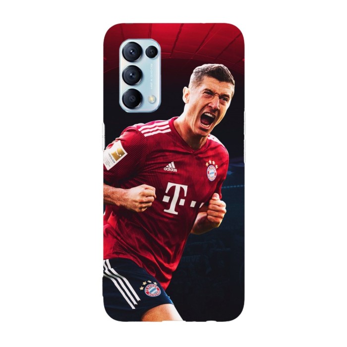 Husa compatibila cu Oppo A55, Viceversa, model Lewandowski, Silicon, TPU