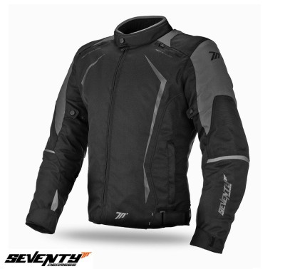 Geaca (jacheta) barbati pentru scuter - motocicleta Racing Seventy vara/iarna model SD-JR47 culoare: negru/gri Negru/gri XXL foto