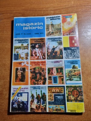 revista magazin istoric iunie 1971 foto