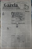 Cumpara ieftin Gazeta, cotidian independent de seara, 14 martie 1937, 28 pagini; Bucovina