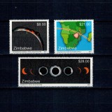 Zimbabwe 2001 - Eclipsa, astronomie, serie neuzata