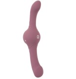 Stimulator Turbo Shaker Double Lover, Silicon, USB, Mov, 30 cm